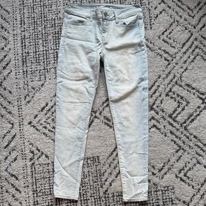American Eagle Light Blue Ice Blue Skinny Jeans Y2k